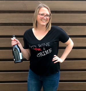 Image of Slouchy V-Neck T-shirt