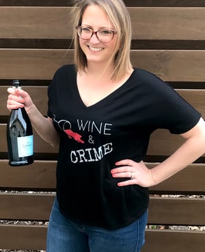 Image of Slouchy V-Neck T-shirt