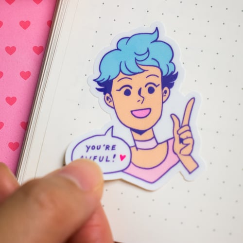 Image of *negative buzzer sound* Sticker Sheet