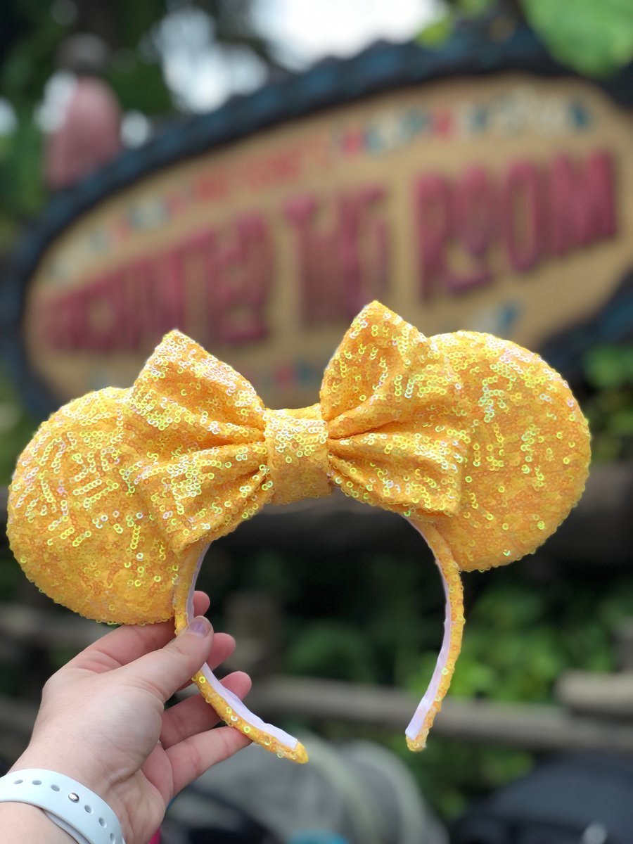 Image of Yellow Pixie Sequin Ears