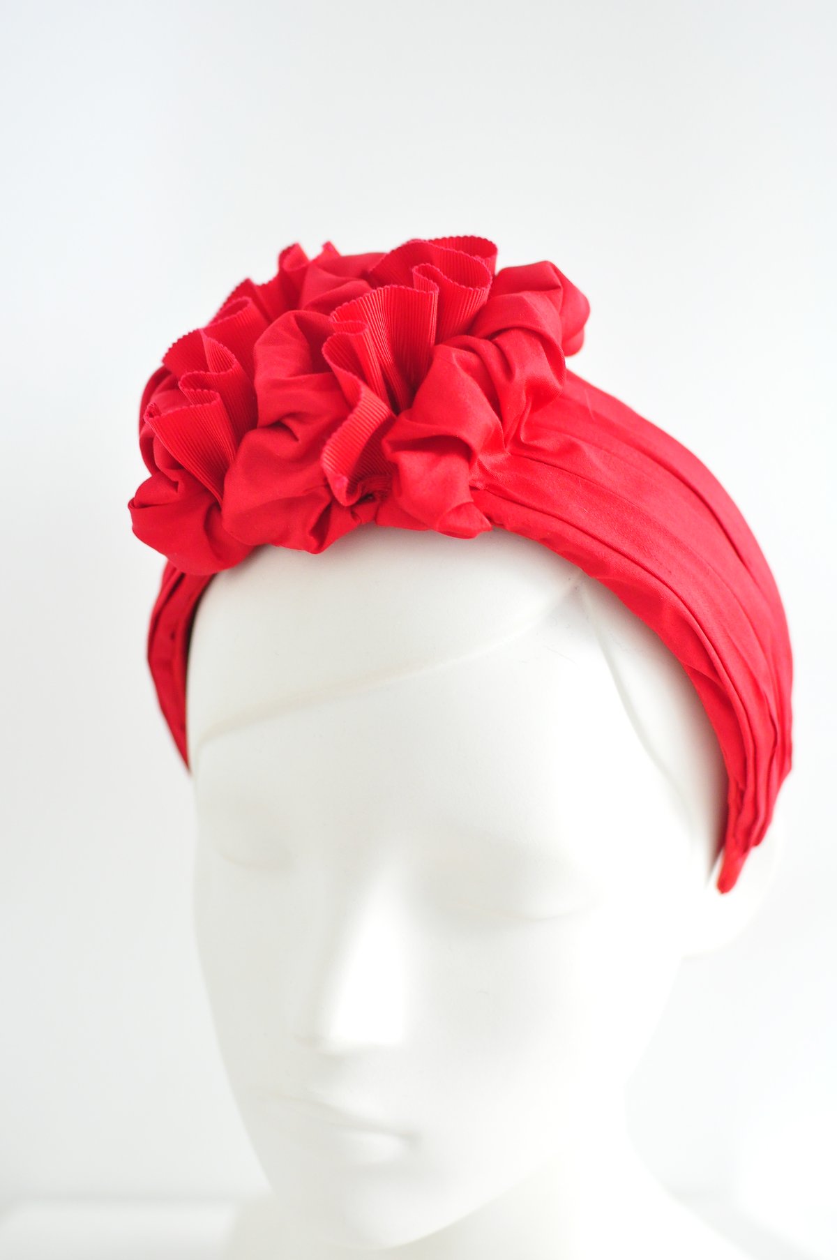 Image of silk + ribbon turban 