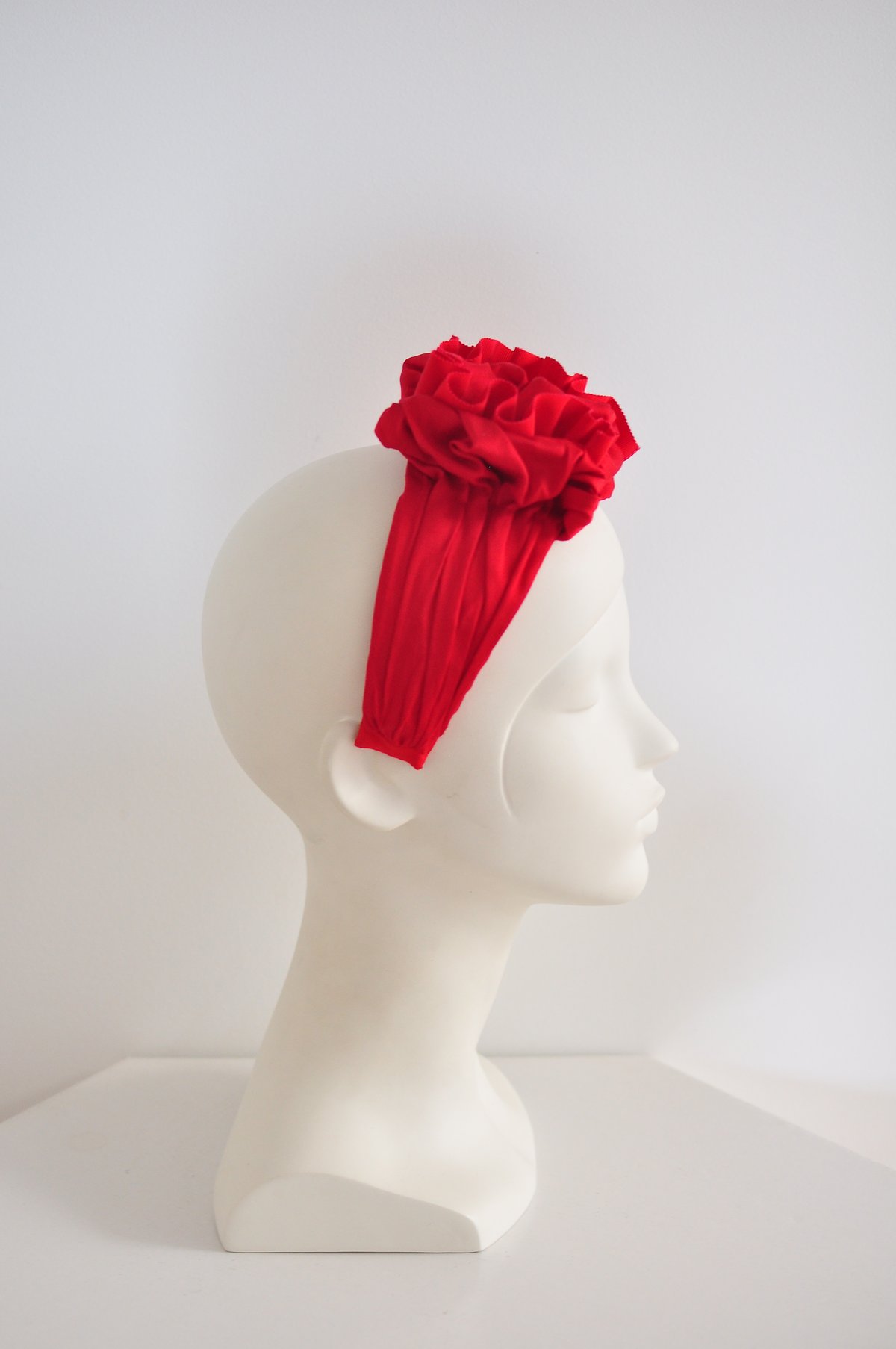 Image of silk + ribbon turban 