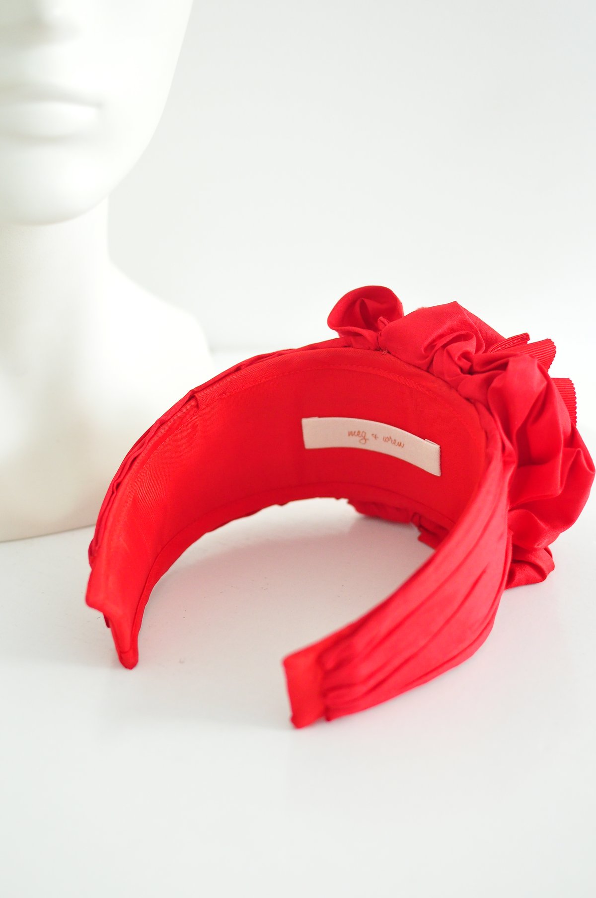 Image of silk + ribbon turban 