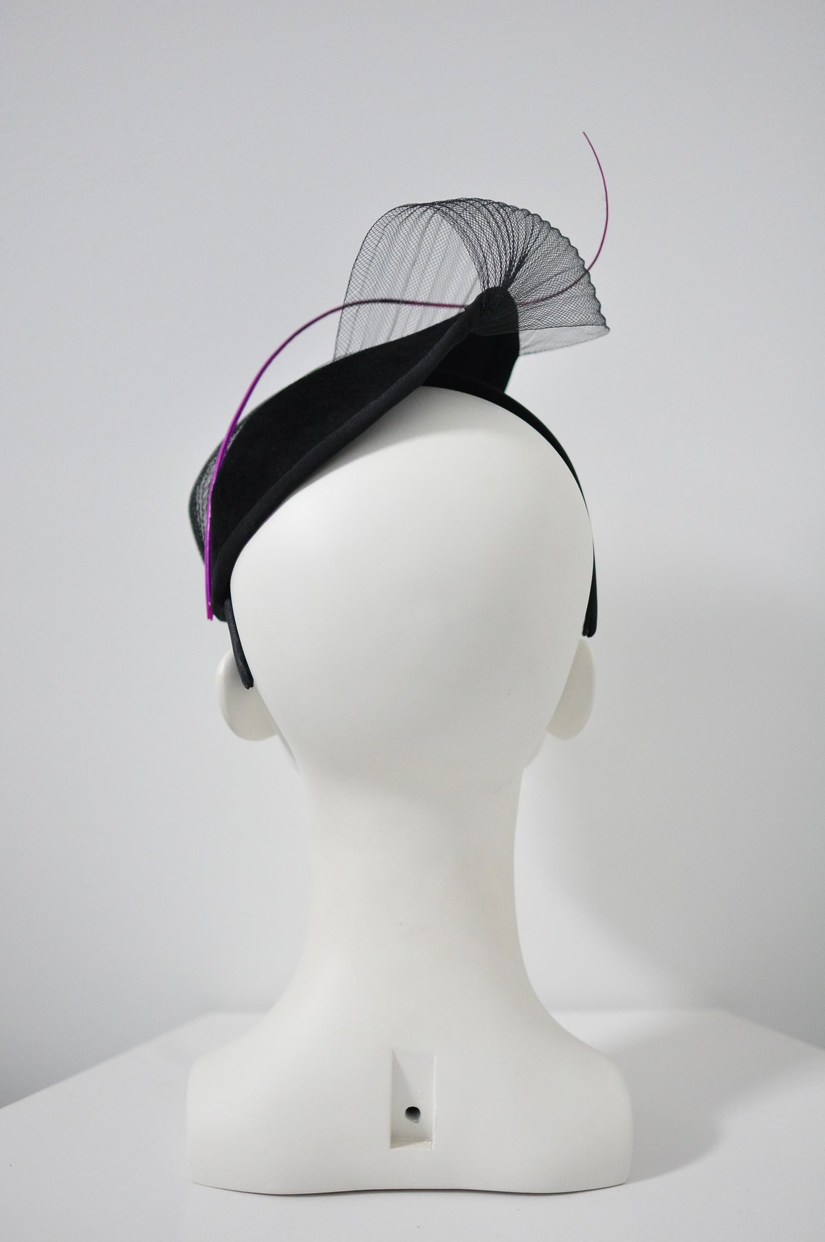 Image of crinoline + quill felt headpiece