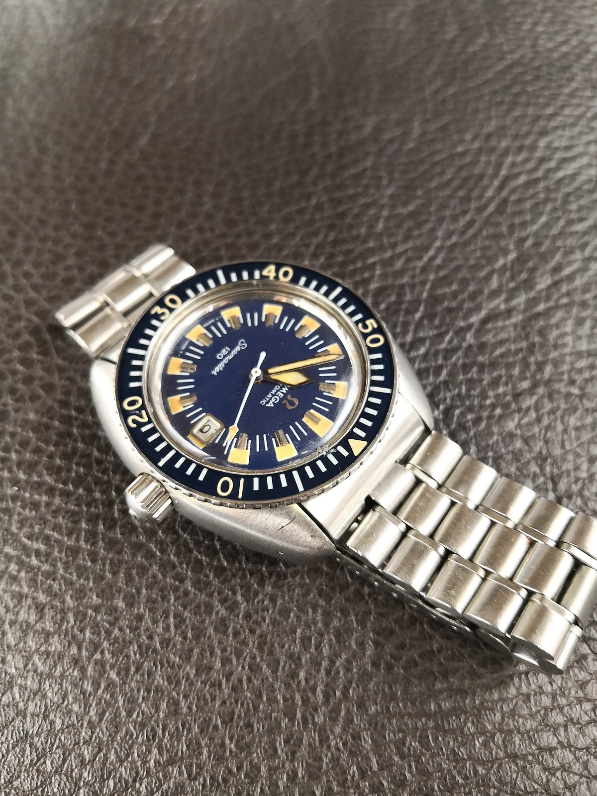 omega seamaster 120 deep blue