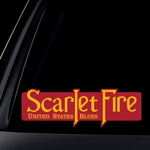 Scarlet Fire Bumper Sticker