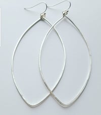 Silver hammered leaf