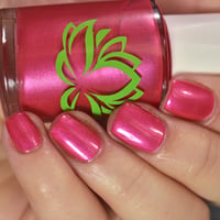 Image 3 of Raspberry Sorbet Nail Polish