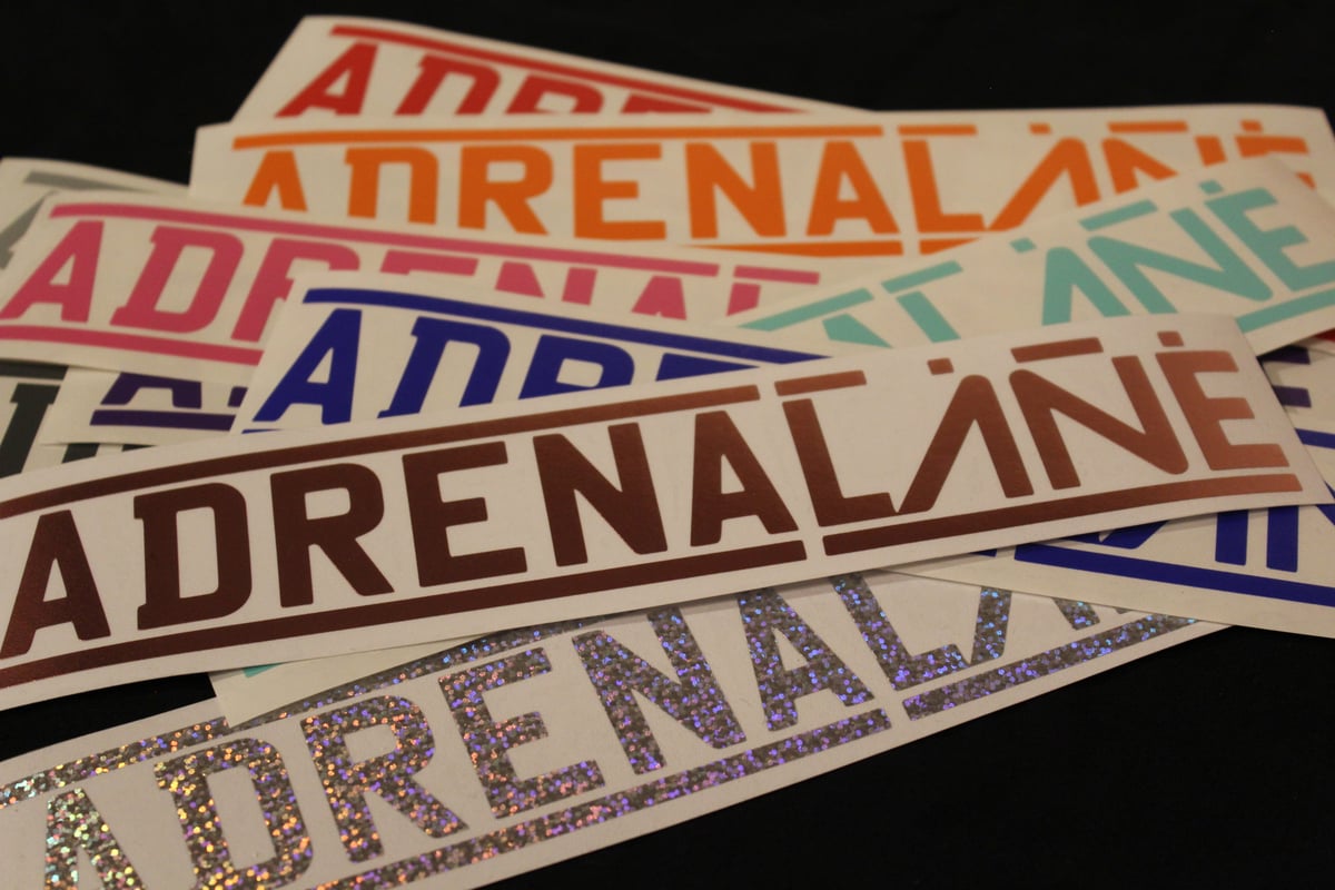 Image of MEDIUM Original Adrenalane Sticker