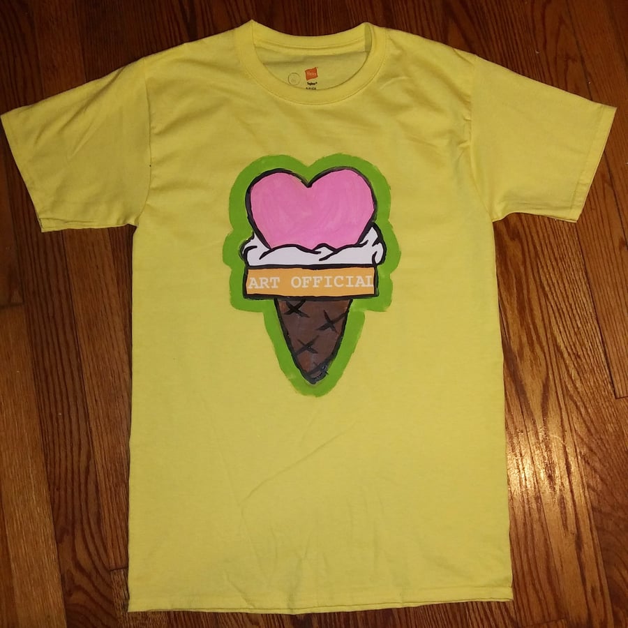 Image of Woman's Yellow ColdheARTed Tee 