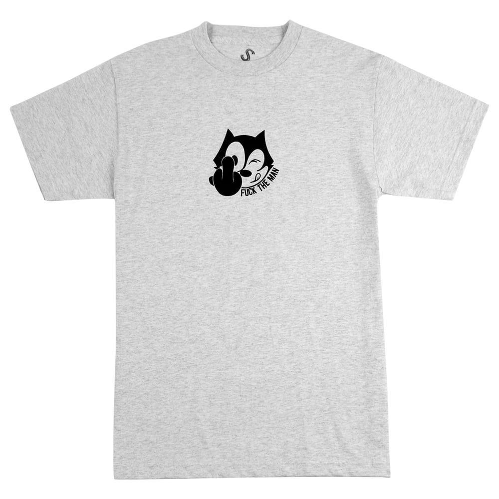 Image of FELIX THE MAN T SHIRT - ASH