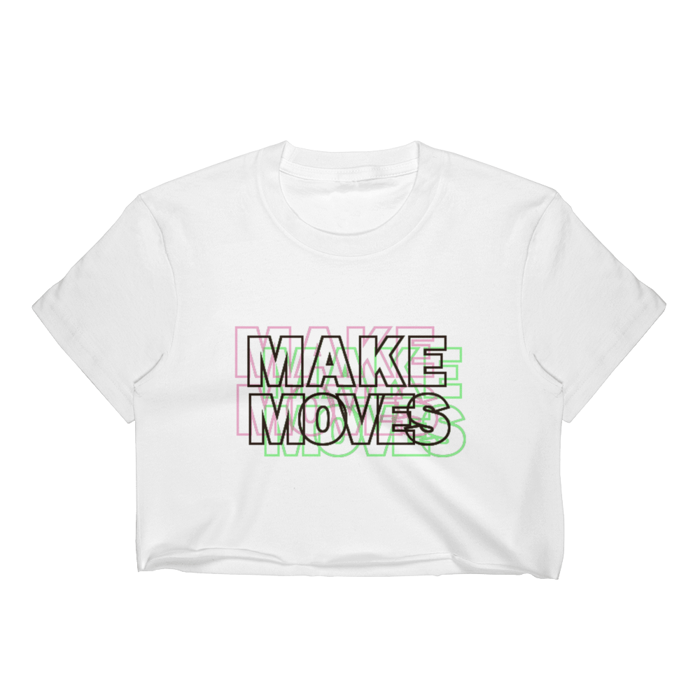 Image of MAKE MOVES WOMEN'S CROP TEE