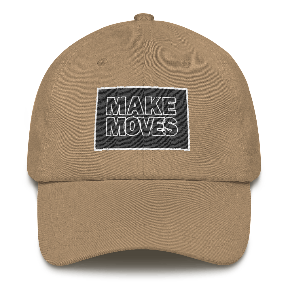 Image of MAKE MOVES OG LOGO DAD HAT