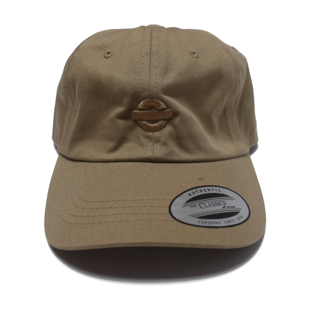gold dad hat
