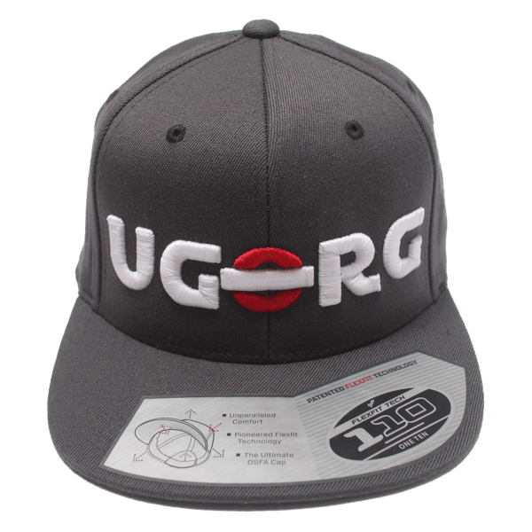 Image of UGORG Flex-Fit SnapBack (Grey with White Logo)