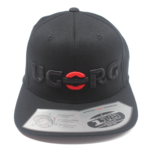 Image of UGORG Flex-Fit SnapBack (Black with Black Logo)