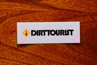 DirtTourist Sticker - Clear