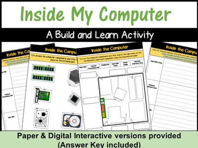 Image of Inside The Computer: A Build & Learn Activity (Interactive & Paper Version)