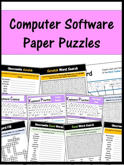 Image of Computer Software Paper Puzzles