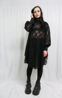 Image 3 of Countess Lace Bishop Sleeve Dress