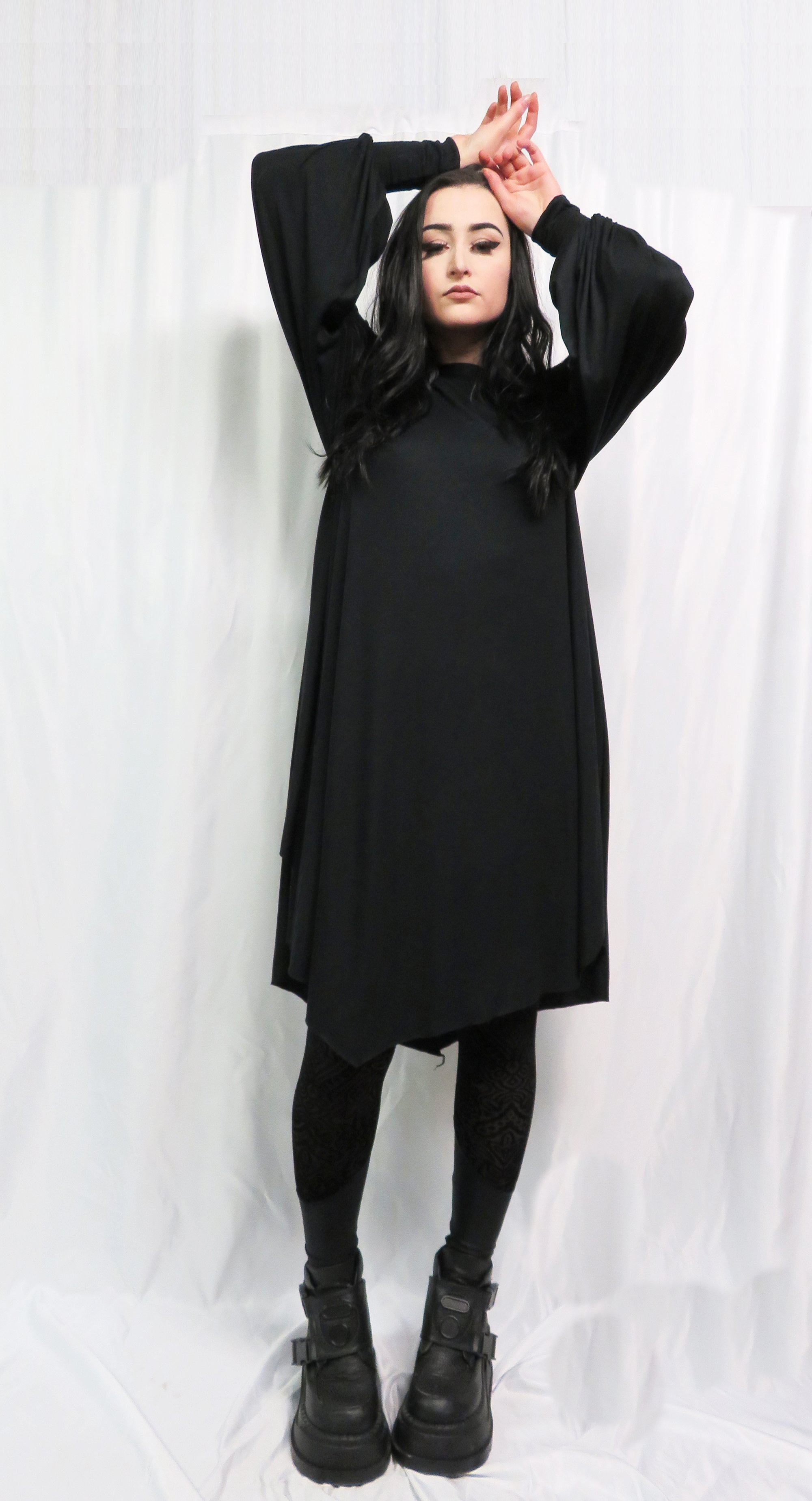 Buttery Modal Bishop Sleeve Dress | sophireaptress Buttery Modal Bishop Sleeve Dress | sophireaptress
