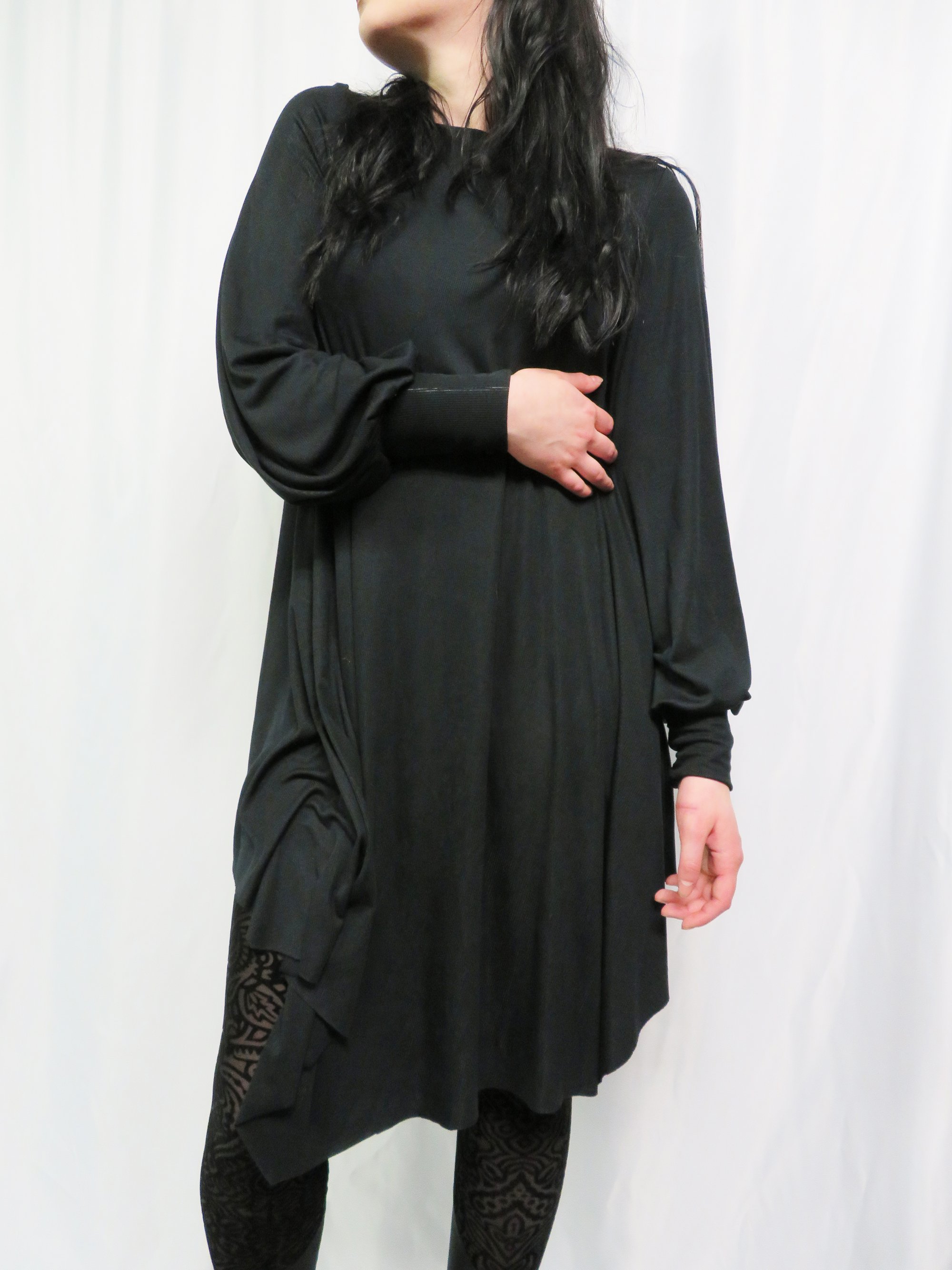 Buttery Modal Bishop Sleeve Dress | sophireaptress Buttery Modal Bishop Sleeve Dress | sophireaptress