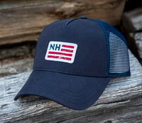 R/W/B NH Flag Trucker hat