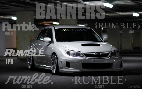 Image of Rumble Banners