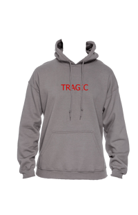 Something Tragic Grey Hoodie