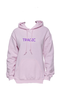 Something Tragic Pink Hoodie