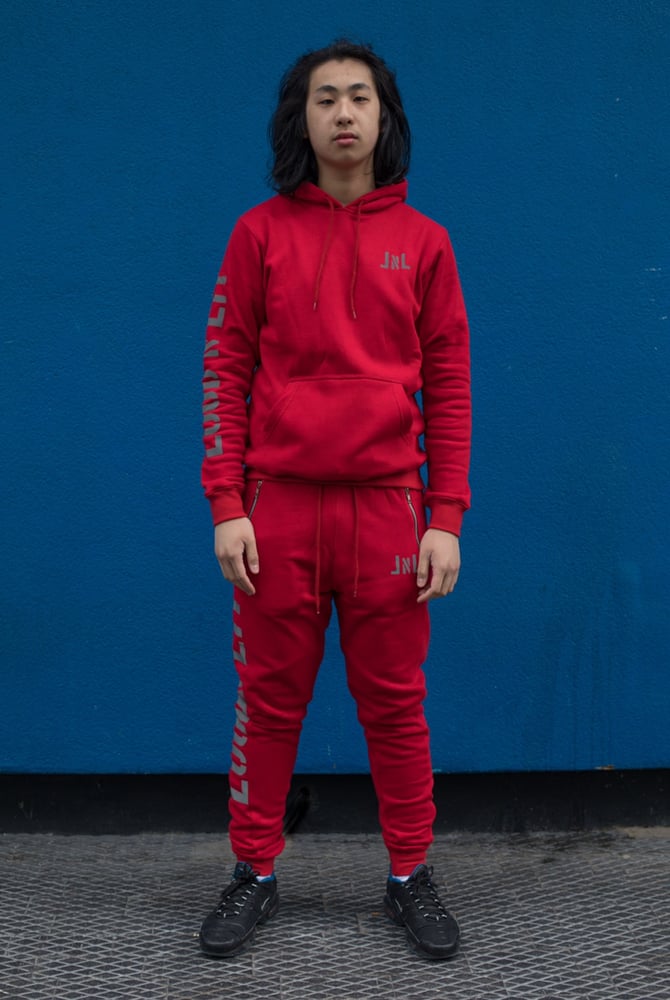 Image of Small Red Loud N Lit Tracksuit