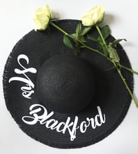 Black JOSHA Hat - Personalised