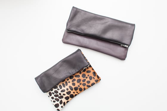 Image of IN PERSON Fold Over Zip Clutch Supplies Included