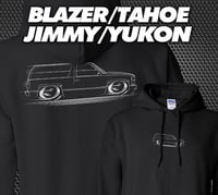 Image 2 of Blazer Tahoe Yukon Jimmy T-Shirts Hoodies Banners