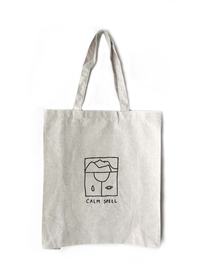 Calm Spell Tote Bag Almost Iris