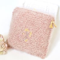 Image 2 of Parure de lit bois de rose/blanc pour Miss Pom'