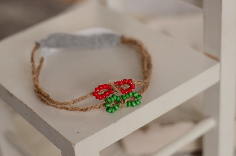 Image of Beads bow headband 