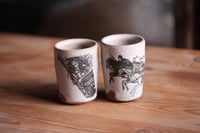 Image 2 of Baba yaga ceramic egg cups