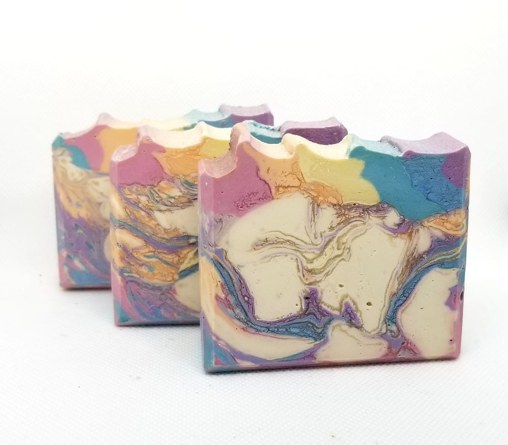 Unicorn Cake Batter Artisan Goat Milk Soap