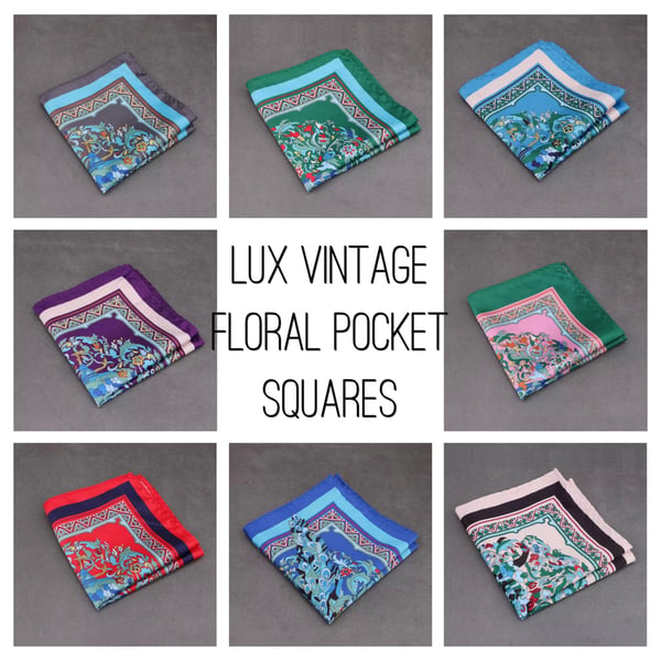 Image of LUX Vintage Pocket Squares 