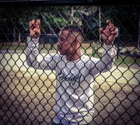 Image 3 of New Prodigy Script White L/S shirt with black ink