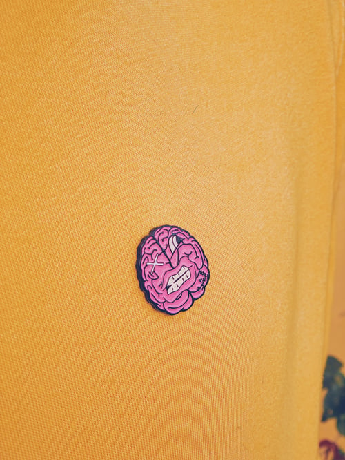 Image of “YOU LOVE MY BRAIN” Enamel Pinz