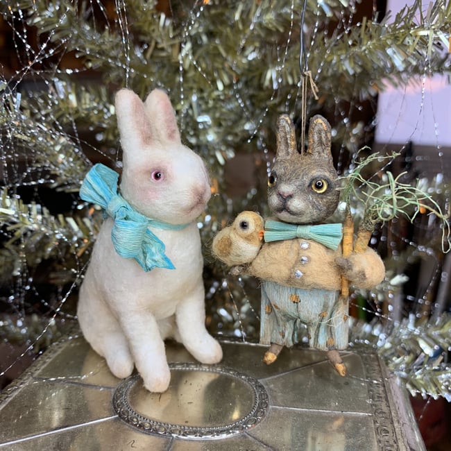 Thomas Rabbit | Spun Cotton Ornament Co.