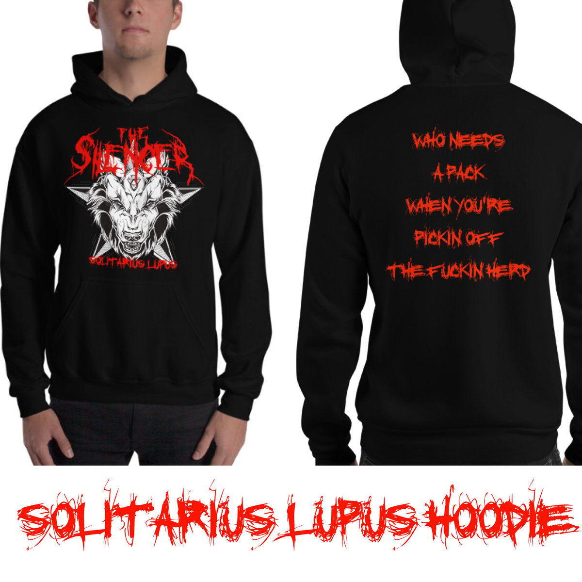 Image of Solitarius Lupus Hoodie