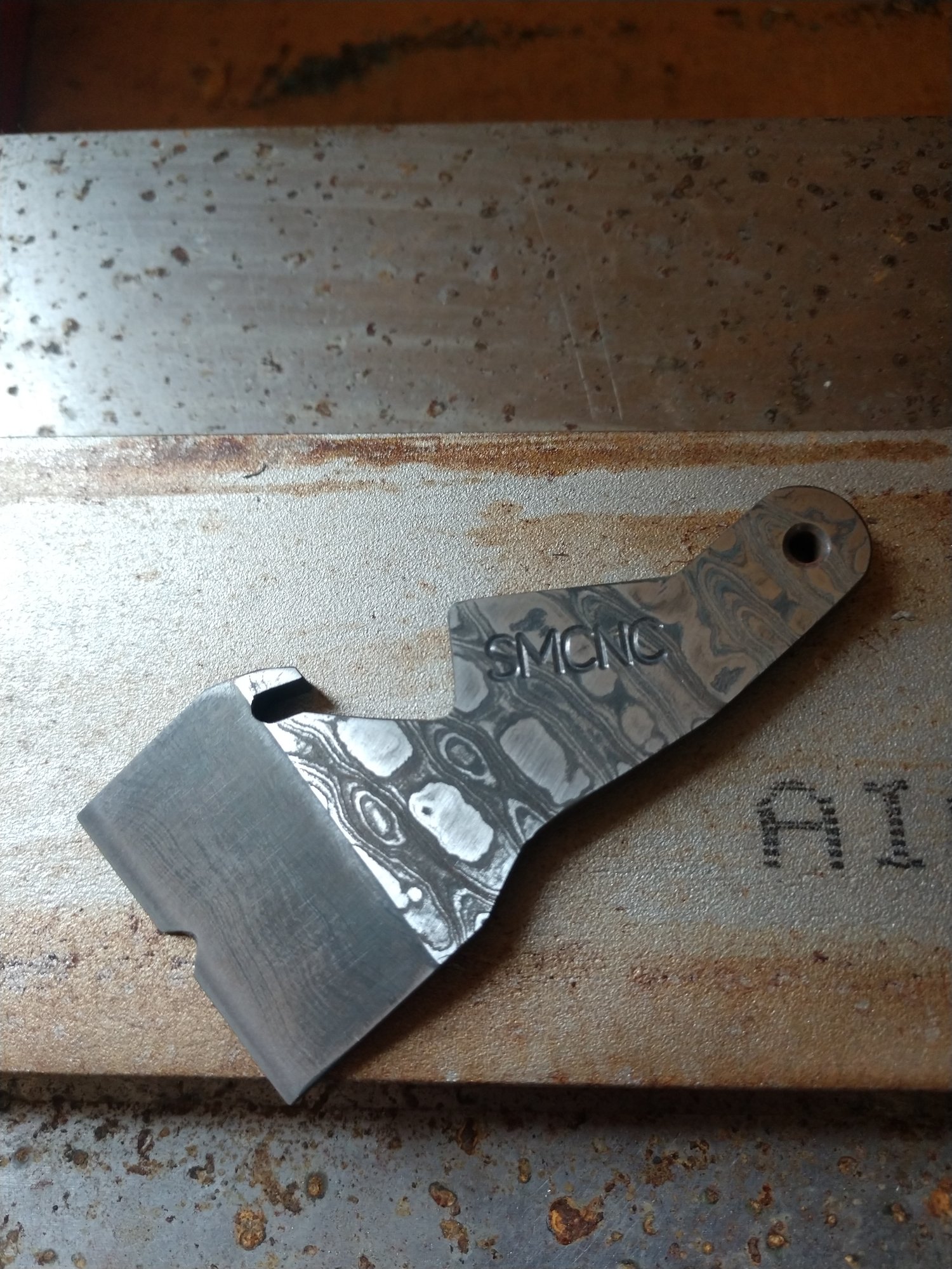 Image of SMCNC BevWedge Damascus