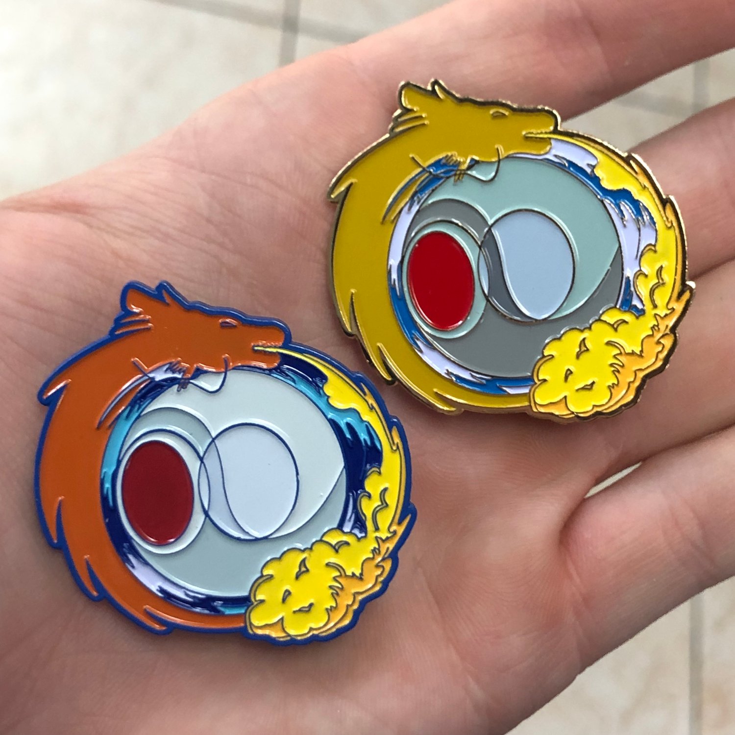 Image of Dragon & Cloud | Soft Enamel Pin