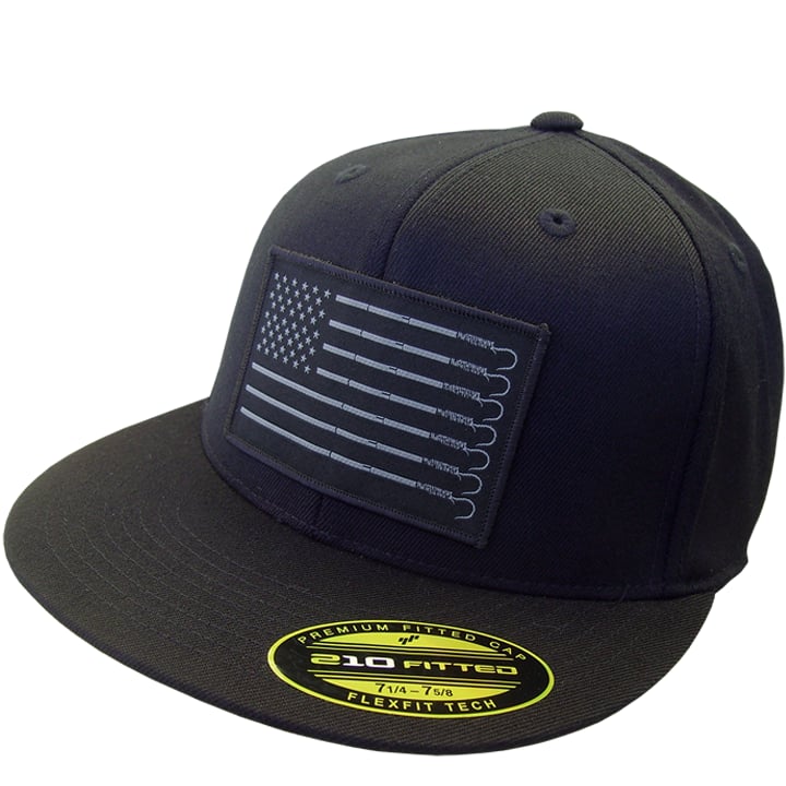 Trust 210 Fitted Hat (black) | Fishing Hoodie | Sportfishing Jacket | Salt  Water Fishing Apparel | Fish & Fame