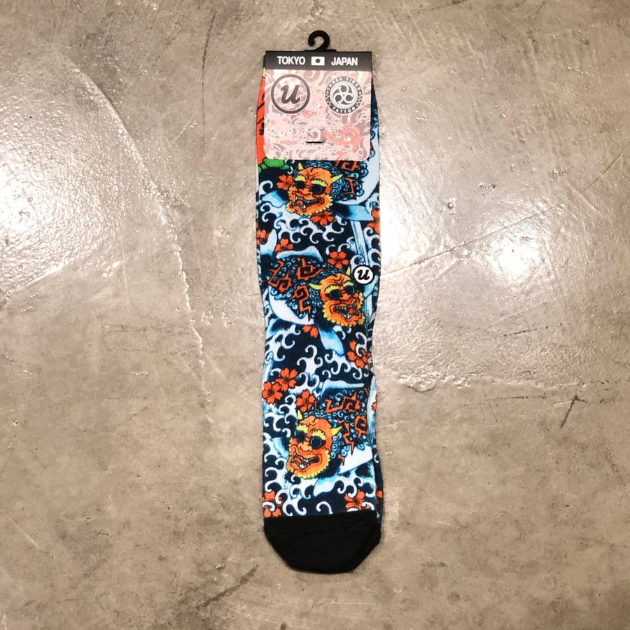 Image of IREZUMI SOCKS ONI KIN THREETIDESTATTOO