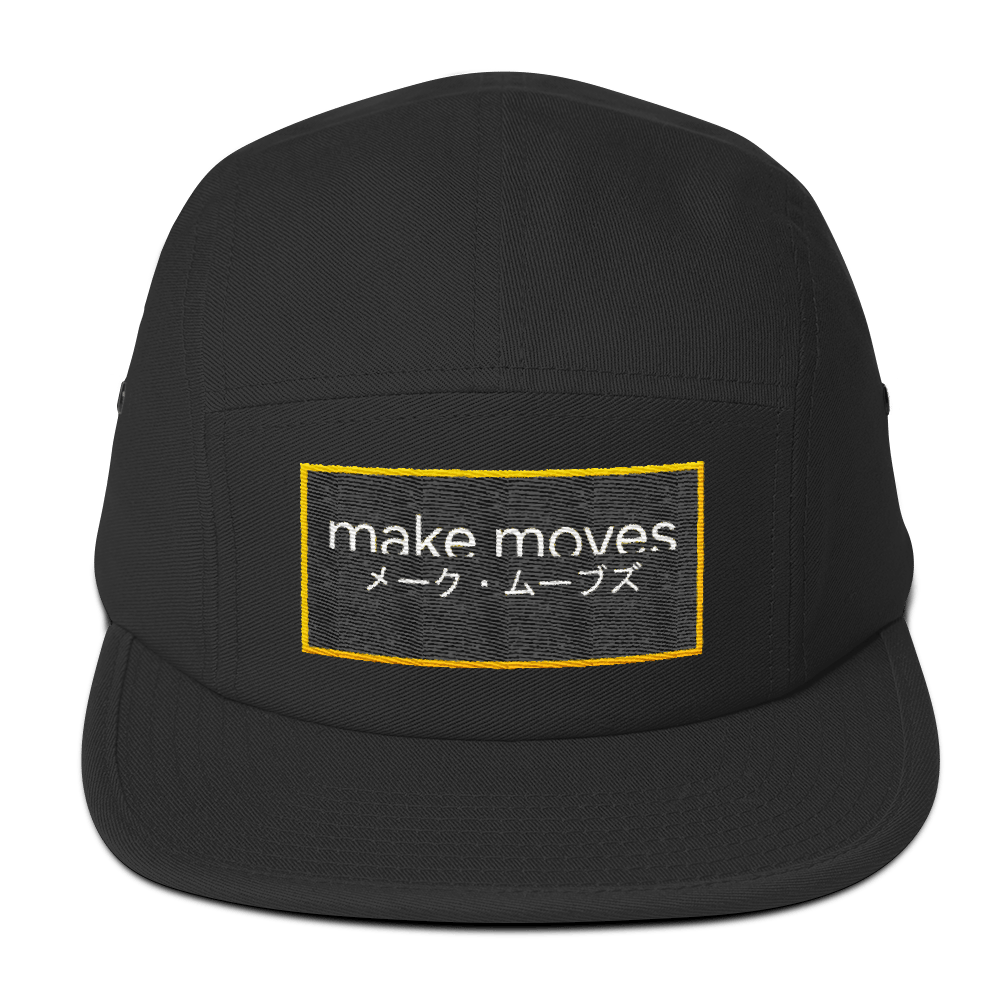 Image of MAKE MOVES KATAKANA 5 PANEL HAT 