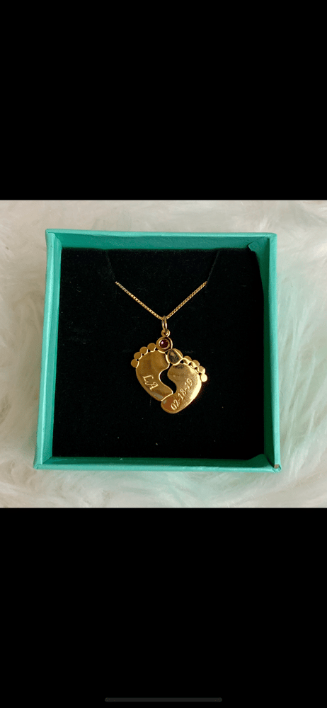 Image of Footprint Pendant